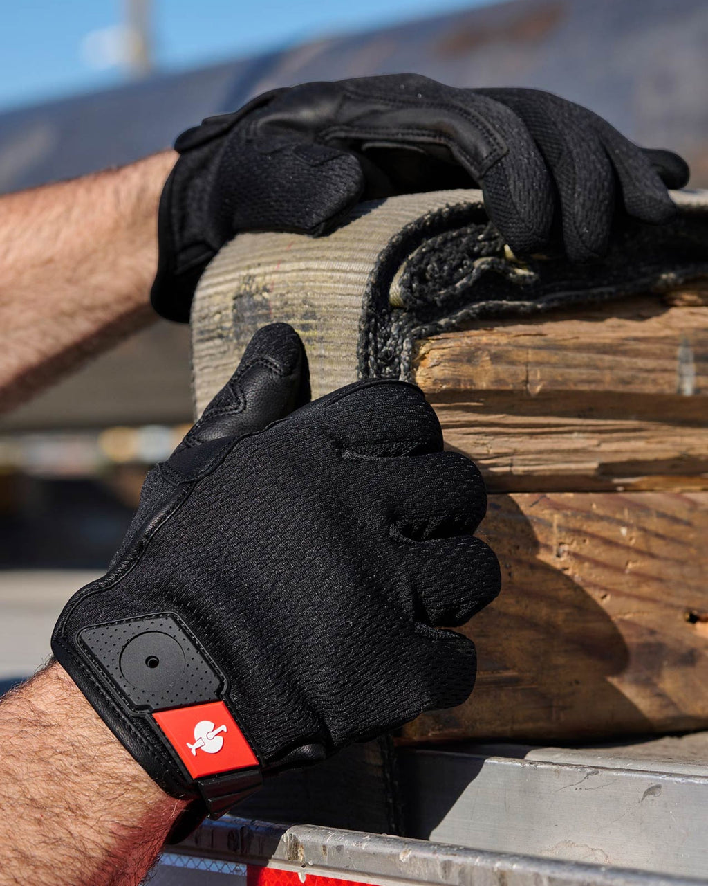 STRAUSS Light Assembly Protection Gloves Black