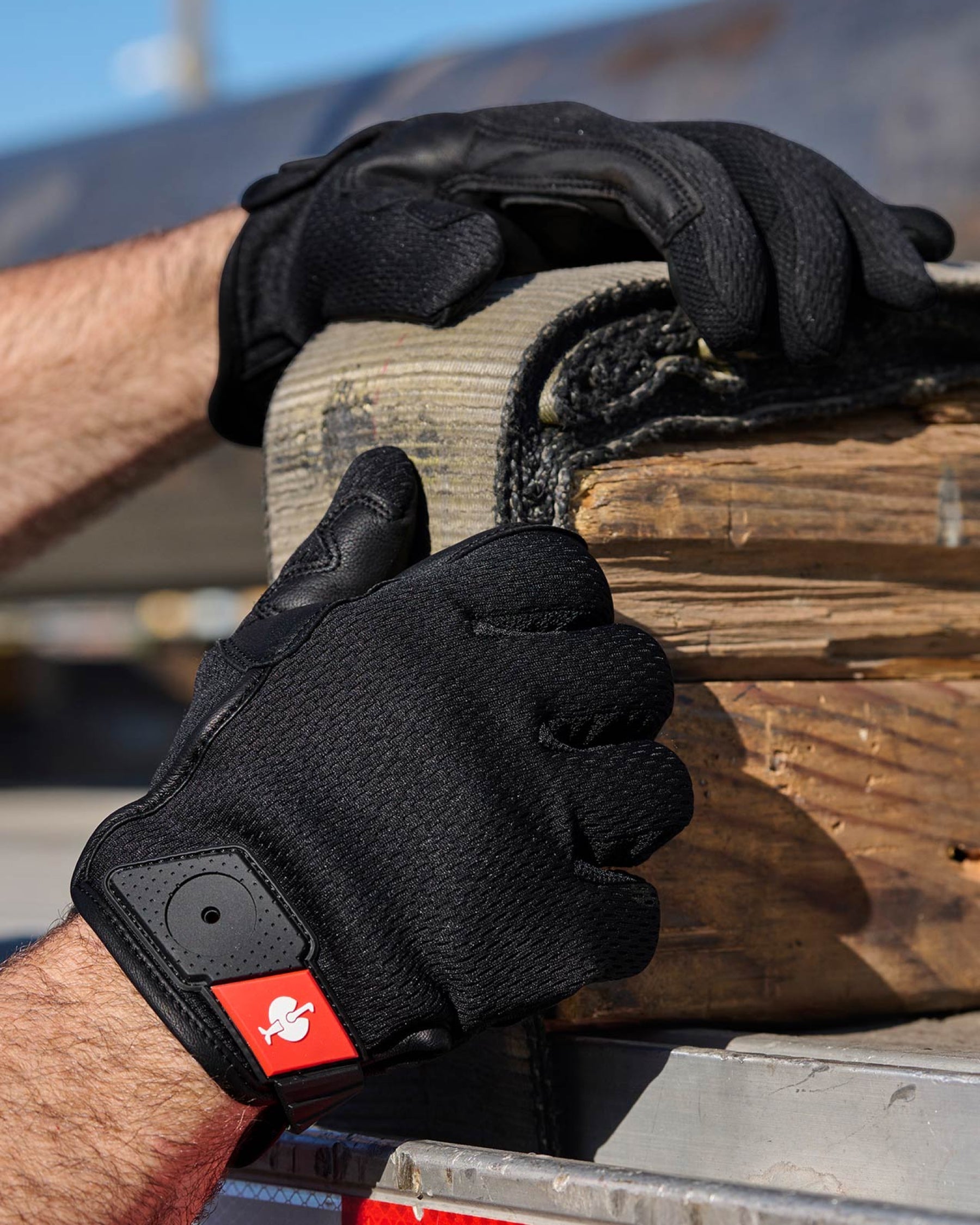 STRAUSS Light Assembly Protection Gloves Black