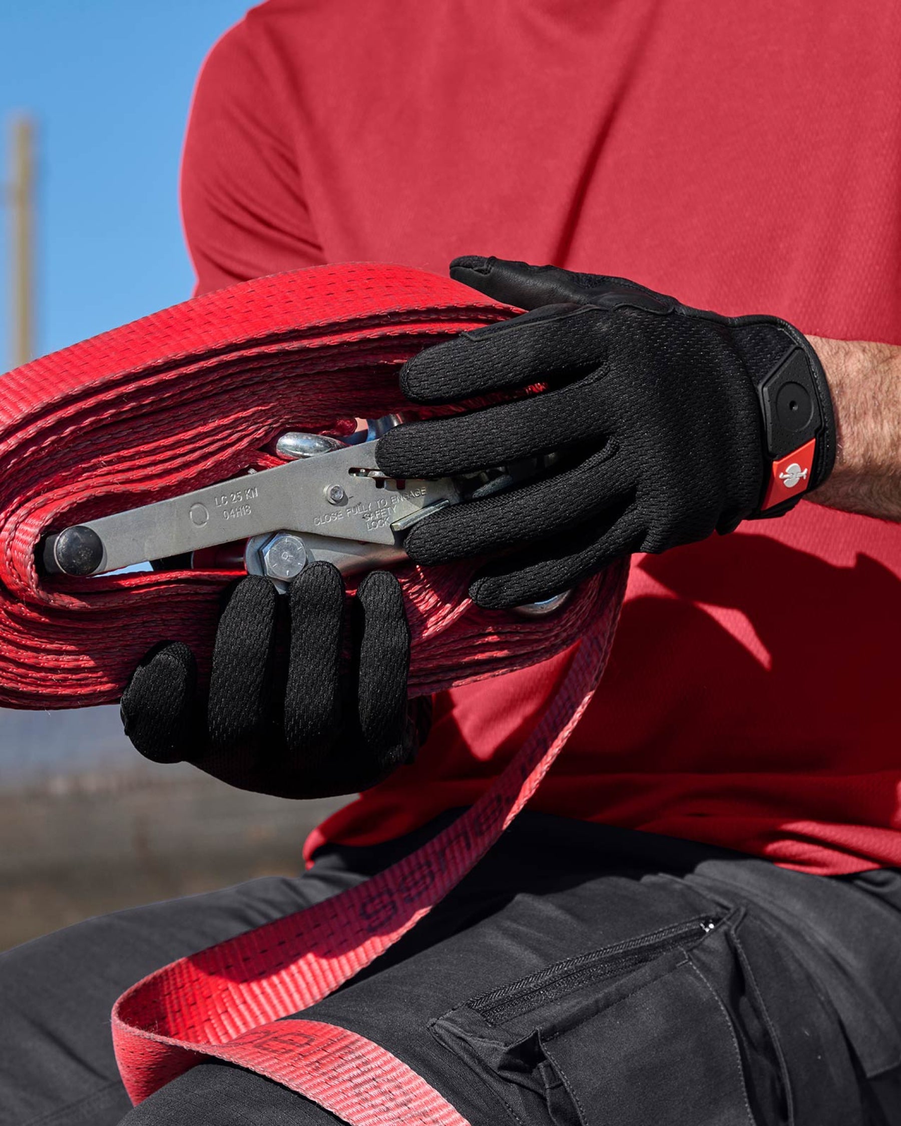 STRAUSS Light Assembly Protection Gloves Black
